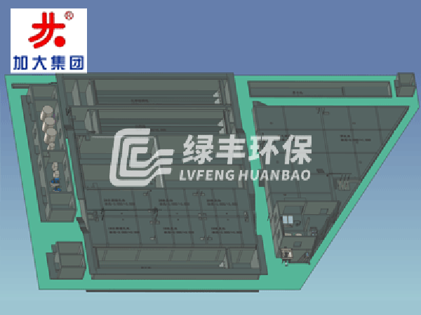 江西加大集團3000m3/d屠宰豬廢水處理工程